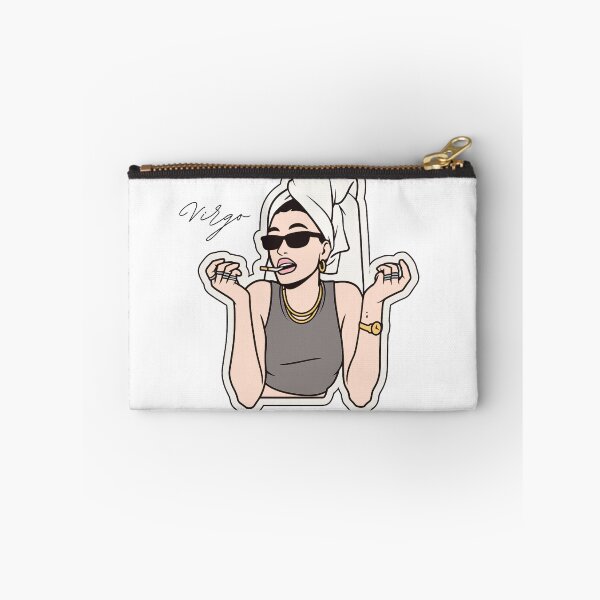 Item preview, Virgo zodiac sign cool sticker girl designed and sold by MalisDesigns.