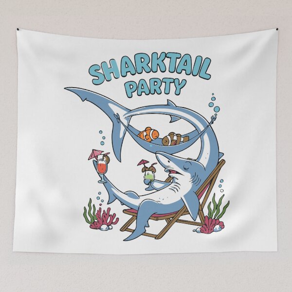 Item preview, Sharktail Party designed and sold by Uglyandcute.
