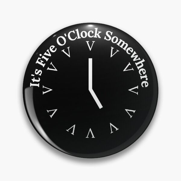 Item preview, It's Five O'Clock Somewhere designed and sold by PatternDesign91.
