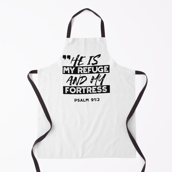 Item preview, He Is My Refuge and My Fortress – Psalm 91:2 Bible Verse designed and sold by FlinArt.