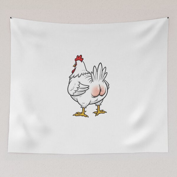 Item preview, Guess what, Chicken butt, chicken, sassy, Funnyfits70, retro, vintage, meme, funny, humor designed and sold by FunnyFits70.