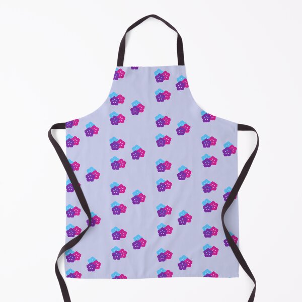 Item preview, Blue, purple and pink flowers pattern design designed and sold by Pip'sCorner.