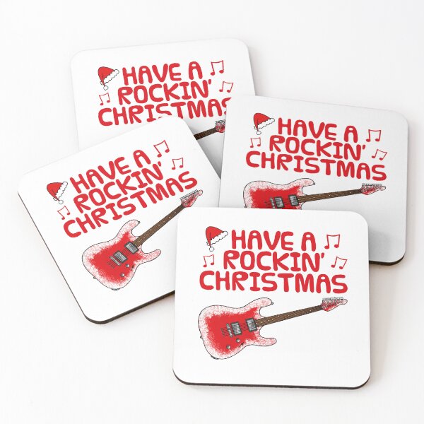 Item preview, Have A Rockin' Christmas, Electric Guitar Guitarist Music Teacher designed and sold by doodlerob.