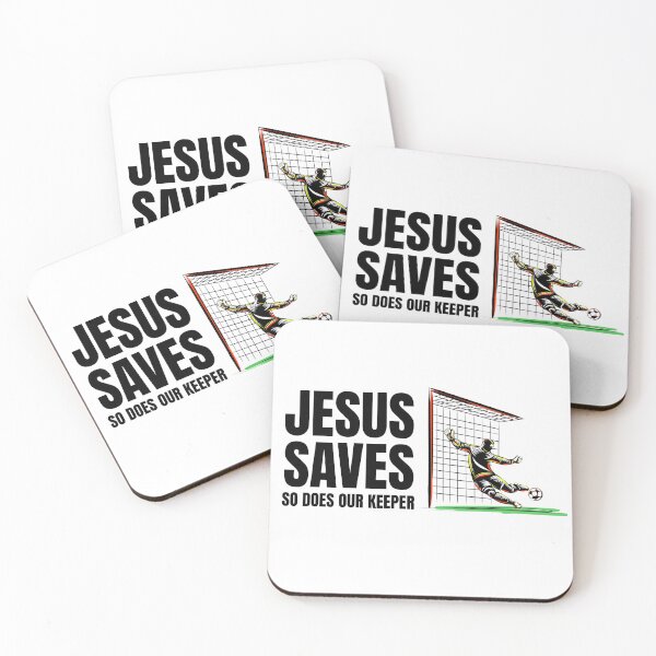 Item preview, Jesus Saves, So Does Our Keeper designed and sold by GiggleGooods.