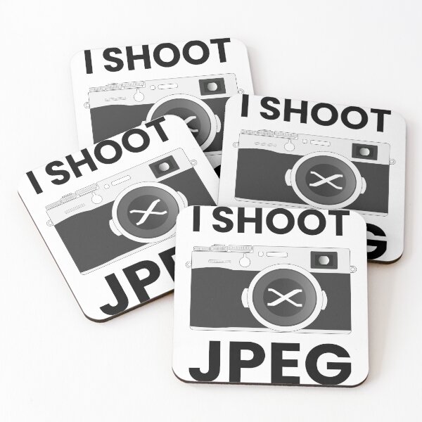 Item preview, I Shoot JPEG – Fuji Photographer Humor Design for Film Simulation Lovers designed and sold by MarcVan.