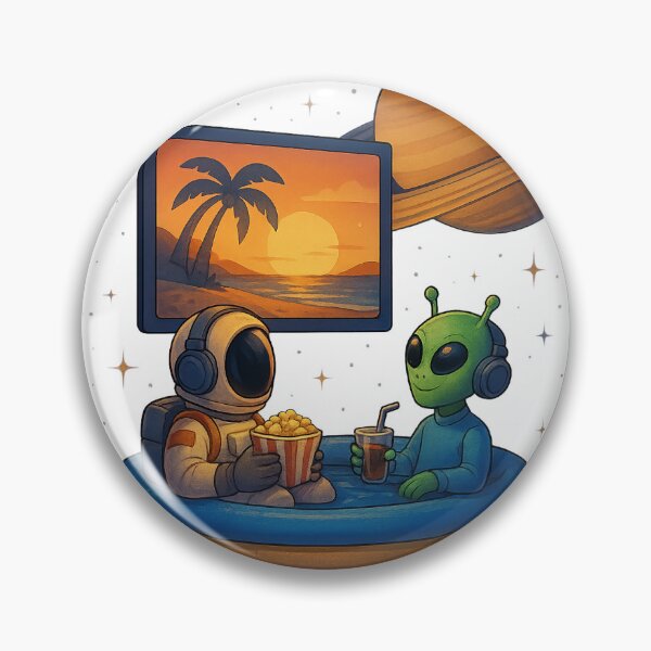 Item preview, Orbiting Cinema: Summer Vibes in Space designed and sold by HEERMANArt.