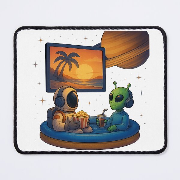 Item preview, Orbiting Cinema: Summer Vibes in Space designed and sold by HEERMANArt.