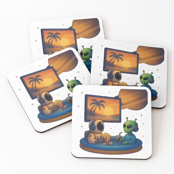 Item preview, Orbiting Cinema: Summer Vibes in Space designed and sold by HEERMANArt.