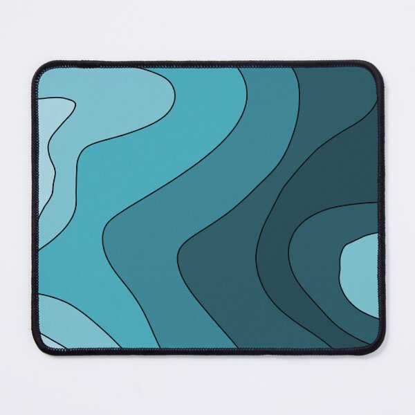 Item preview, Aesthetic vibrant blue wave pattern designed and sold by TAbstractDesign.