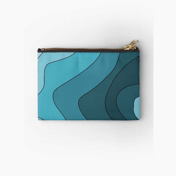 Item preview, Aesthetic vibrant blue wave pattern designed and sold by TAbstractDesign.