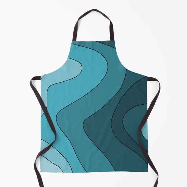 Item preview, Aesthetic vibrant blue wave pattern designed and sold by TAbstractDesign.
