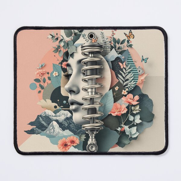 Item preview, Mechanical Bloom – Surreal Art of Nature and Engineering, shock absorber, shock absorber designed and sold by CARS and BIKES.