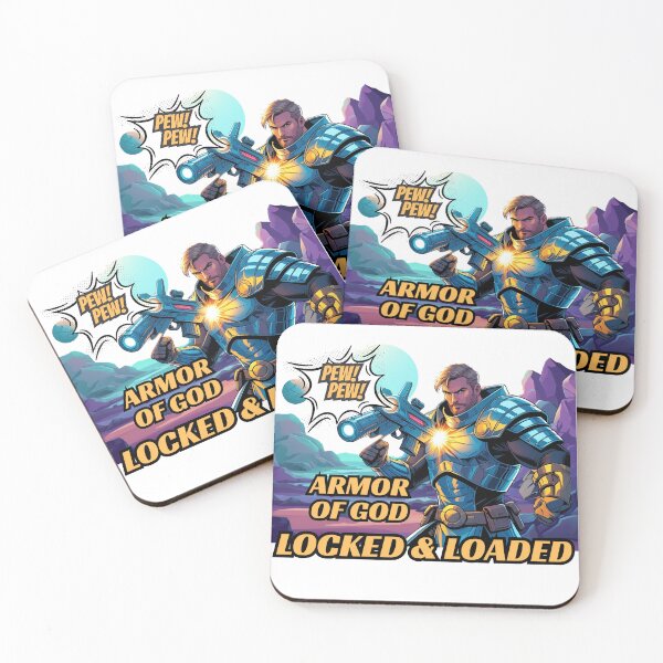 Item preview, Armor of God, Locked & Loaded. Pew! Pew! designed and sold by GiggleGooods.