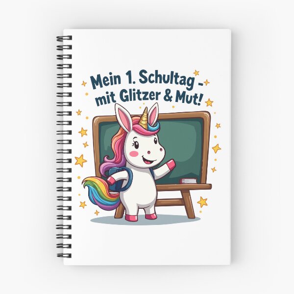 Item preview, School Unicorn – 1st grade with a glitter start designed and sold by Hans-Design.