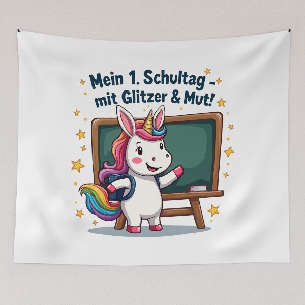 Item preview, School Unicorn – 1st grade with a glitter start designed and sold by Hans-Design.