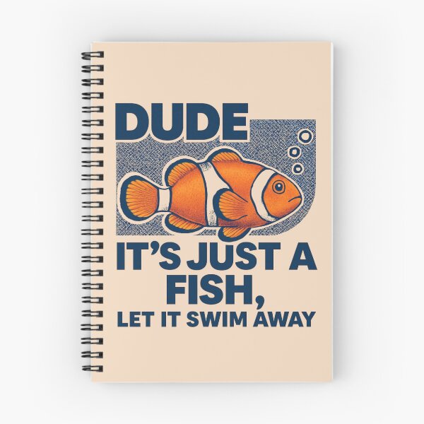 Item preview, Clownfish Dude - sea funny design  designed and sold by teevoxx.
