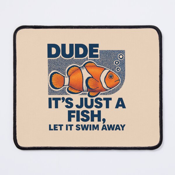 Item preview, Clownfish Dude - sea funny design  designed and sold by teevoxx.