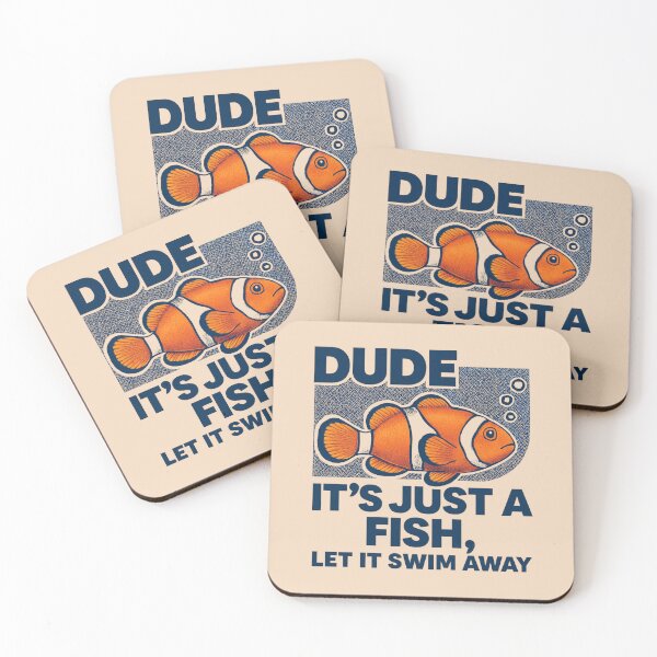 Item preview, Clownfish Dude - sea funny design  designed and sold by teevoxx.