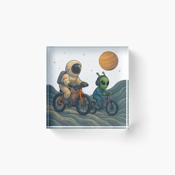 Item preview, Lunar Ride: Gearwheel Cycling on the Moon designed and sold by HEERMANArt.