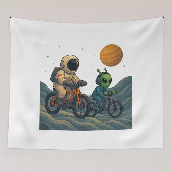 Item preview, Lunar Ride: Gearwheel Cycling on the Moon designed and sold by HEERMANArt.