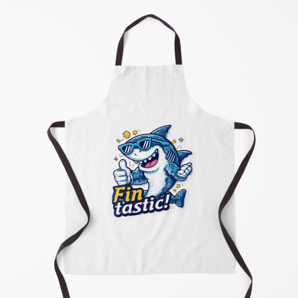 Item preview, Fin-tastic! Cool Shark Pun Sticker designed and sold by Blurbean.