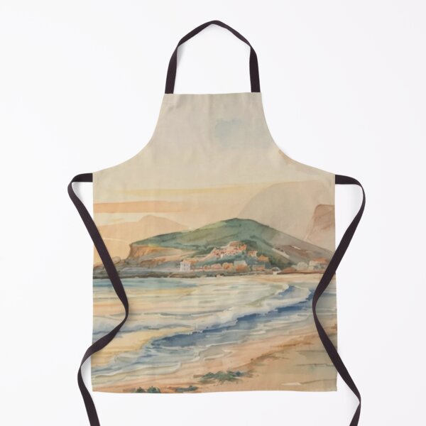 Item preview, A walk to Burgh Island（watercolour + AI） designed and sold by artsmeow.