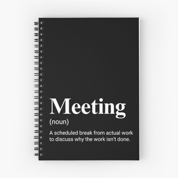 Item preview, Meeting Funny Work Definition designed and sold by CuteLovelyDesigns.