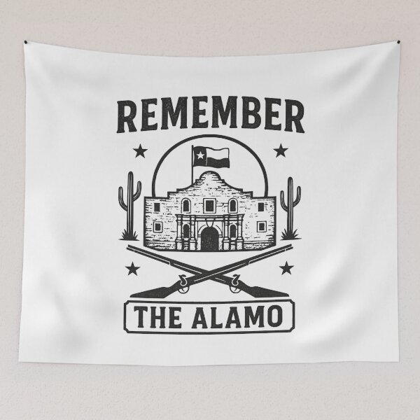 Item preview, Davy Crockett – Remember The Alamo | Texas 1836 Battle Vintage Western Design designed and sold by jelonkaa.