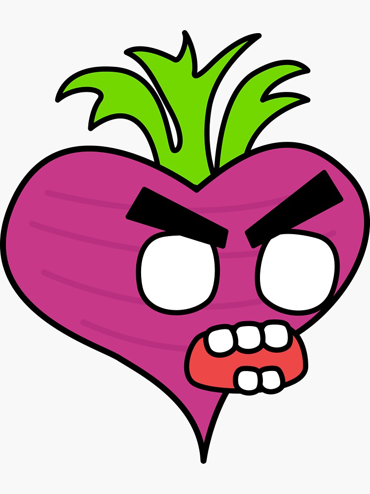 angry zombie beet by shortstack