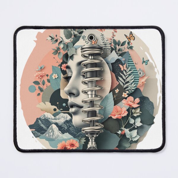 Item preview, Mechanical Bloom – Surreal Art, Engineering, shock absorber, shock absorber designed and sold by CARS and BIKES.