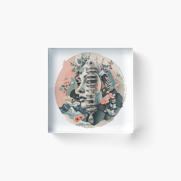 Item preview, Mechanical Bloom – Surreal Art, Engineering, shock absorber, shock absorber designed and sold by CARS and BIKES.