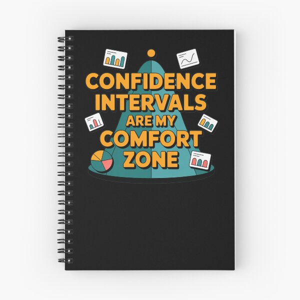 Item preview, Confidence intervals are my comfort zone, funny data and statistics designed and sold by NoetherSym.