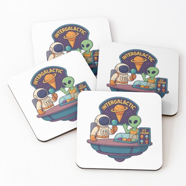 Item preview, Intergalactic Ice Cream Stand designed and sold by HEERMANArt.