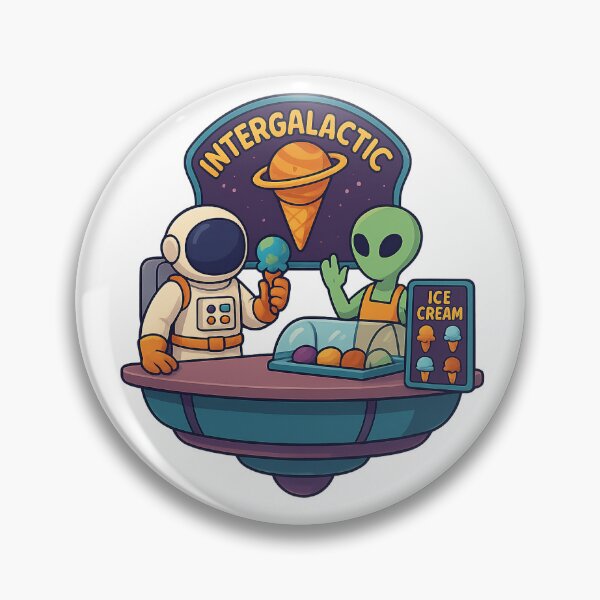 Item preview, Intergalactic Ice Cream Stand designed and sold by HEERMANArt.