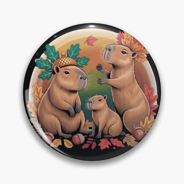 Item preview, Capybara Art - autumn vibes designed and sold by teevoxx.