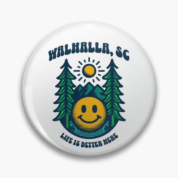 Artikelvorschau, Walhalla SC Das Leben ist besser hier in den Bergen von South Carolina entworfen und verkauft von Guarddogdrive.