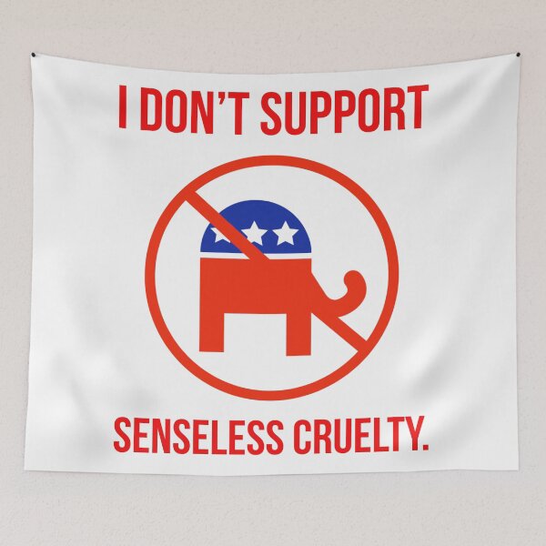 Item preview, I don’t support senseless cruelty.  designed and sold by Rachel the Artist .