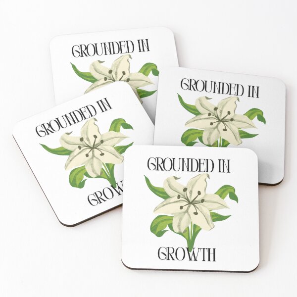 Item preview, Grounded in Growth Flower Design designed and sold by Sketchy Stickers.