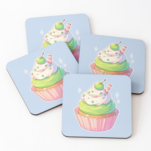Item preview, Kawaii Matcha Dessert – Cute Japanese Anime Manga Style Sweets designed and sold by Sugar Wisdom .