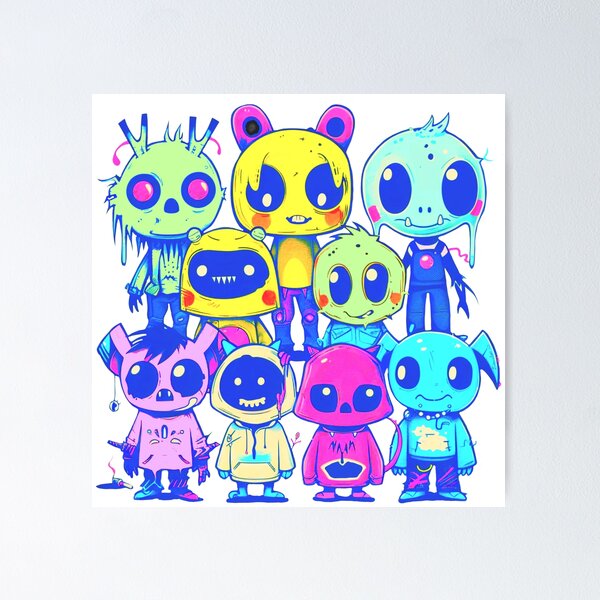 Cheeky Baby Crew Toddle Poddle Army Tale Teller Kids Poster