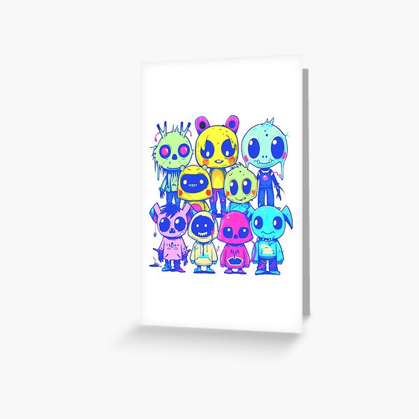 Cheeky Baby Crew Toddle Poddle Army Tale Teller Kids Greeting Card