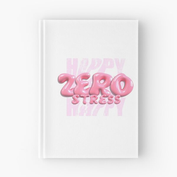 Item preview, Zero Stress – Happy Vibes | Aesthetic Pink Good Vibes T-Shirt designed and sold by Curly-Erre.