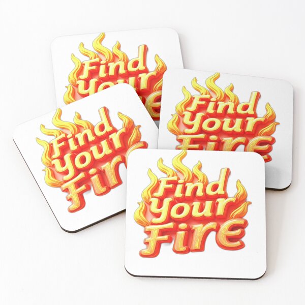 Item preview, Find Your Fire – Motivational Quote Design designed and sold by OrcunTezel.