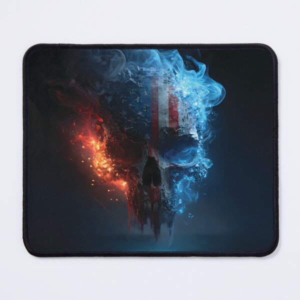 Item preview, American Flag and Skull Abstract Art designed and sold by Jades-Corner.