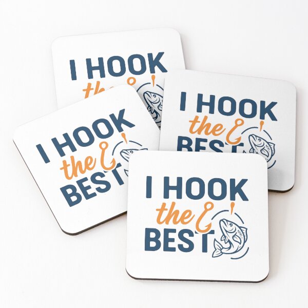 Item preview, I Hook The Best – Funny Fishing Lover Design designed and sold by -TRAZZA-.