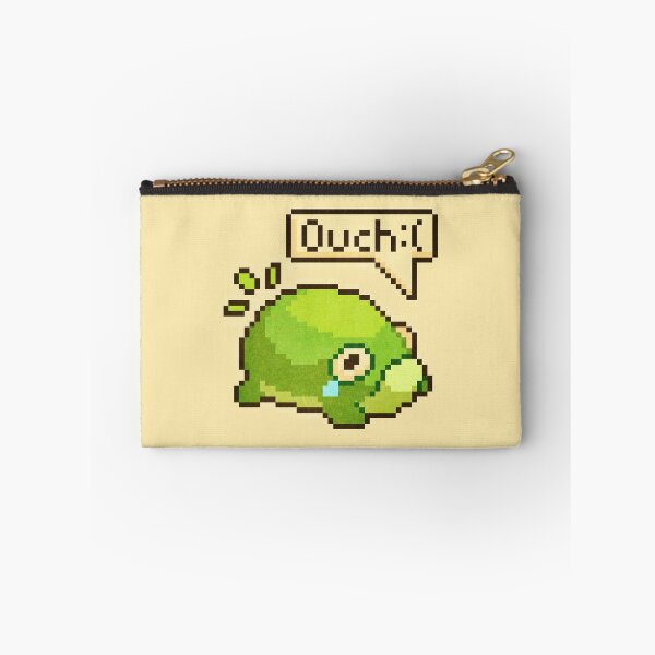 Item preview, Cute Frog Back Pain Pixel Art Ouch Funny Design designed and sold by PixelDrukiPL.