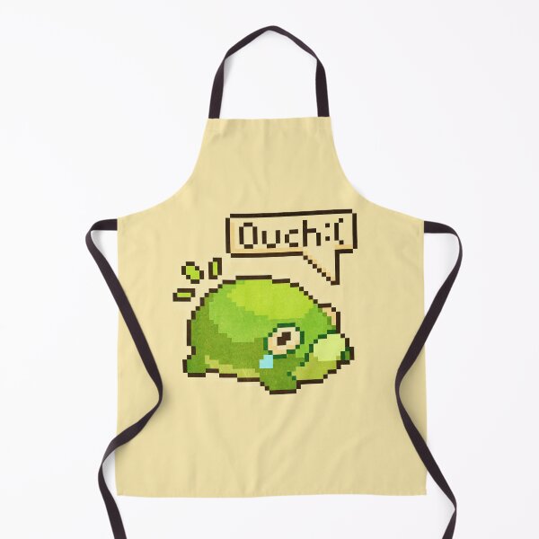 Item preview, Cute Frog Back Pain Pixel Art Ouch Funny Design designed and sold by PixelDrukiPL.