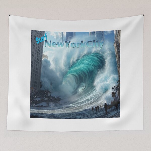 Item preview, Surf New York City Print designed and sold by Lichentroupe63.
