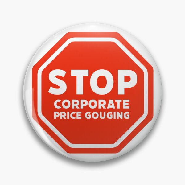 Item preview, Stop corporate price gauging  designed and sold by Rachel the Artist .