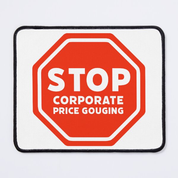 Item preview, Stop corporate price gauging  designed and sold by Rachel the Artist .